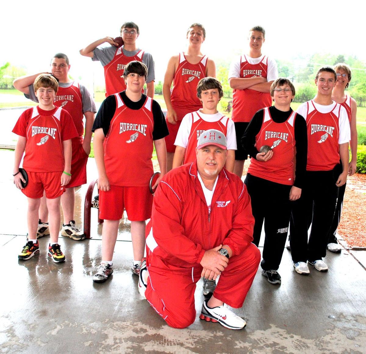 Hurricane Middle School throwers leading the way in track and field