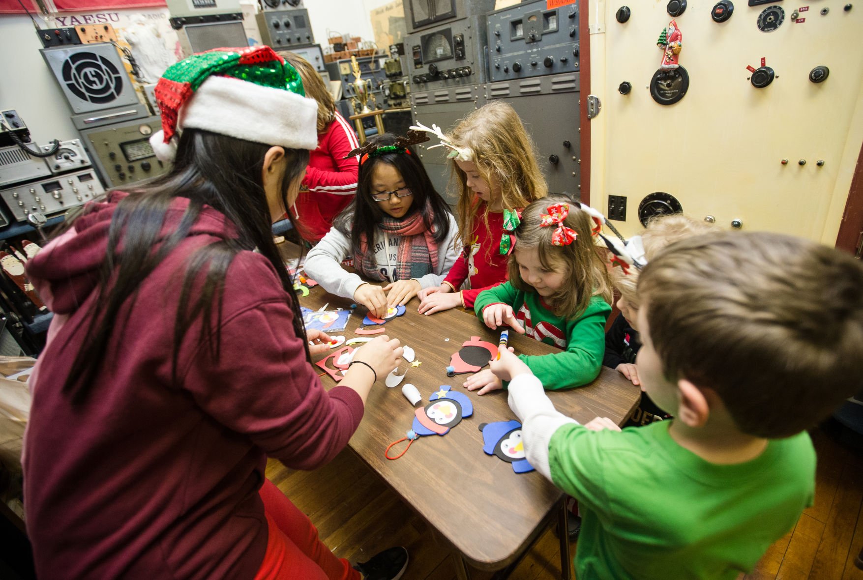 Santa checks in with kids through ham radio  News  herald 