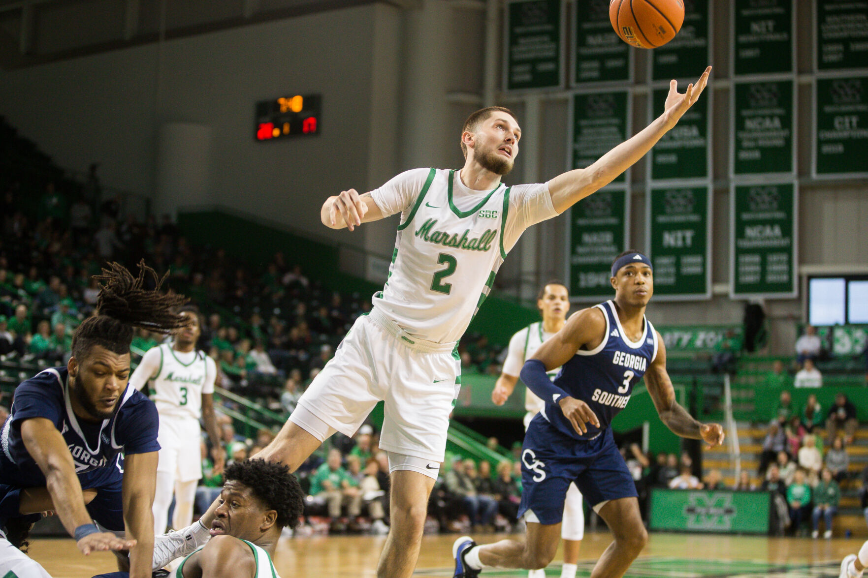 marshall basketball stats