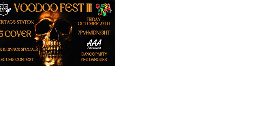 The Gumbo Stop Café and Taps At Heritage combine to host VooDoo Fest III on Saturday - Vimarsana News