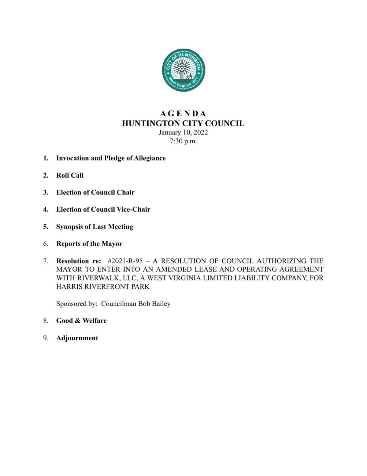 Elections, resolution on Huntington City Council agenda | News |  herald-dispatch.com