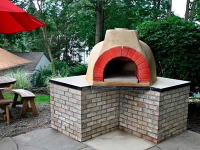 Backyard wood oven