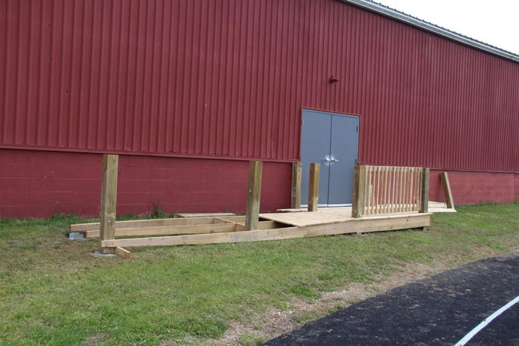 Technical school students build access ramp for AD Lewis Community ...