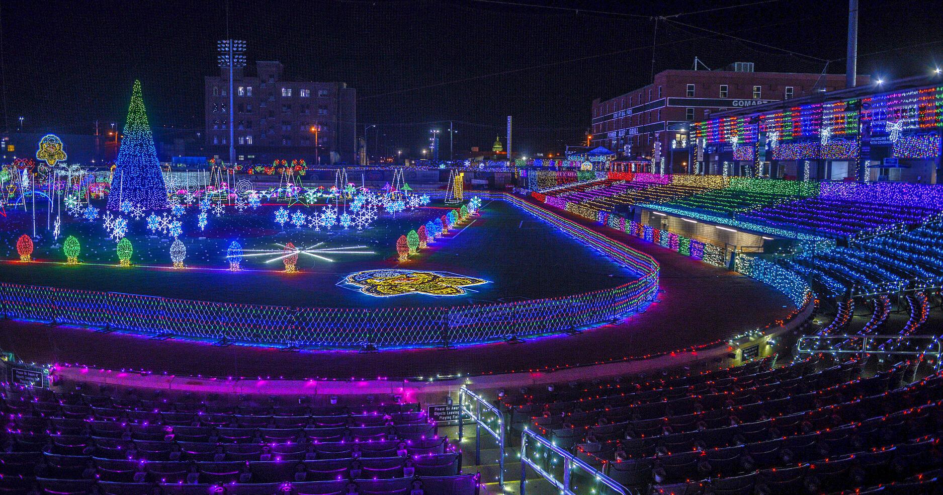 'It really is magical': GoMart Ballpark shines with holiday light extravaganza - Vimarsana News