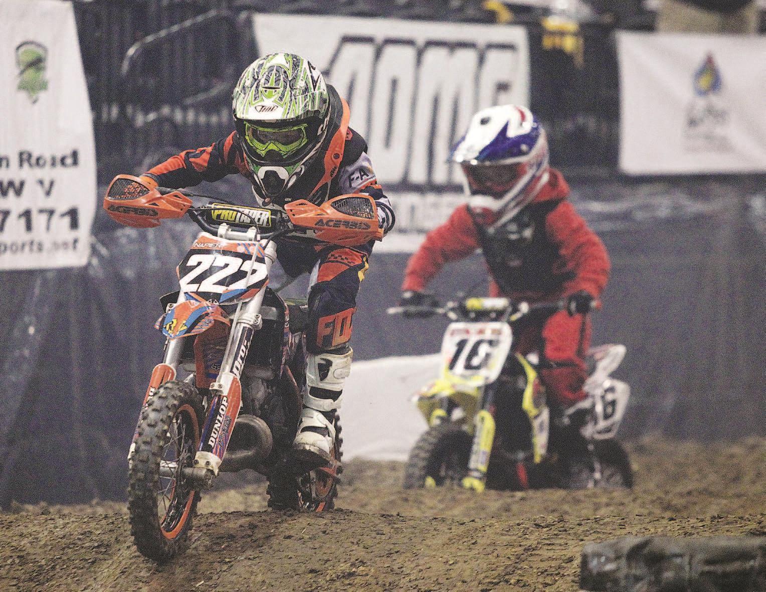 West Virginia S Only Indoor Motocross Event Gets Underway In Huntington Herald Dispatch Com West Virginia S Only Indoor Motocross Event Gets Underway In Huntington Herald Dispatch Com