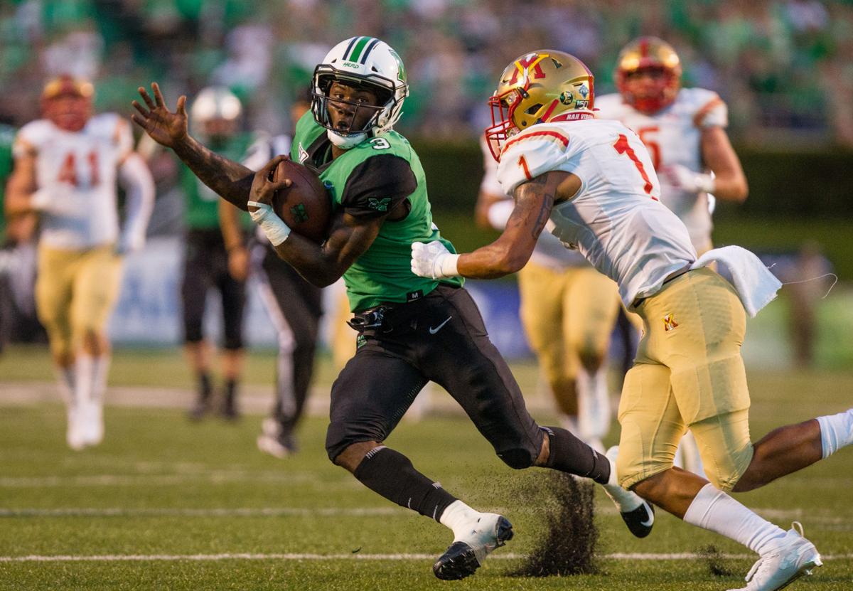 Herd Smashes Vmi 56 17 Recent News Herald Dispatch Com