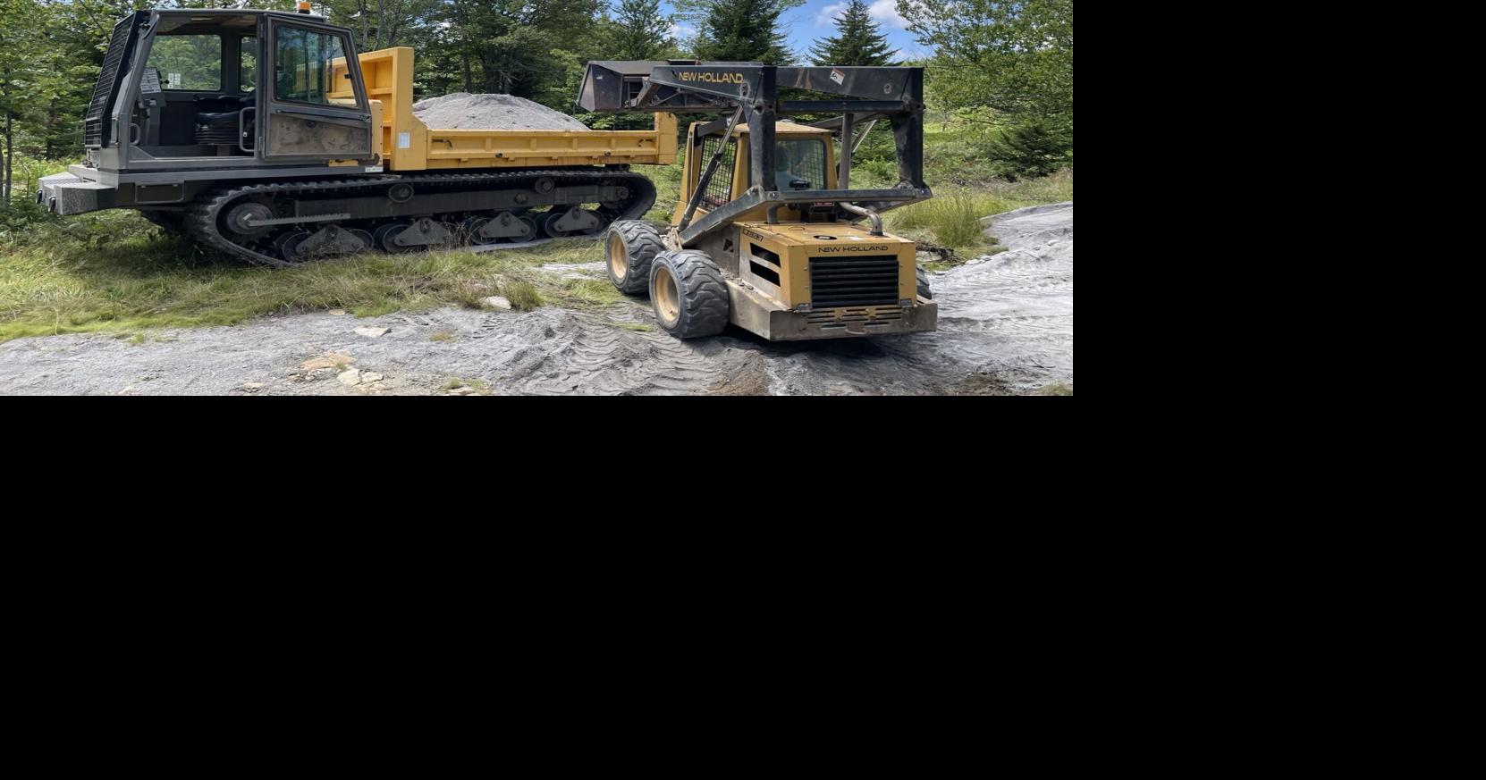 On the right track: WV DNR using heavy-duty vehicle to haul limestone ...