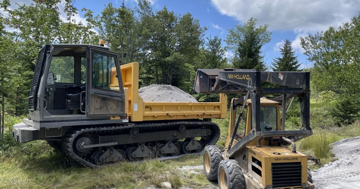 On the right track: WV DNR using heavy-duty vehicle to haul limestone ...