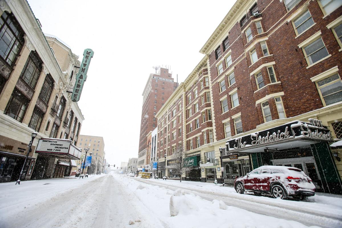 Gallery Snow in downtown Huntington Photos News