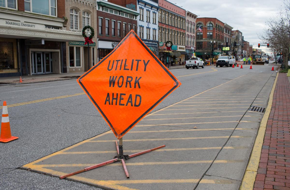 Downtown Huntington water service restored as sewer repair continues