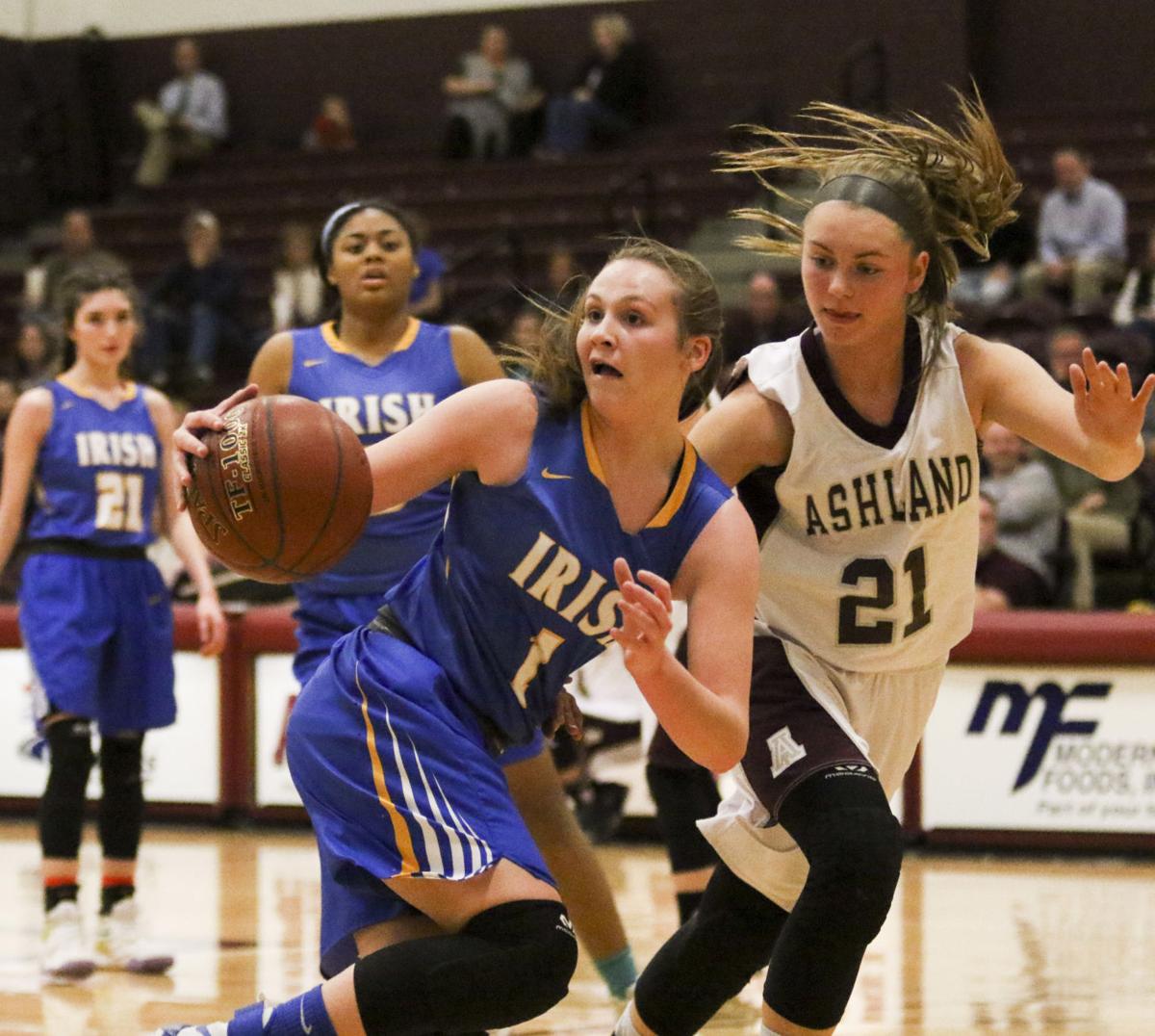 Huntington St Joe Tops Ashland 71 40 In Girls Basketball News