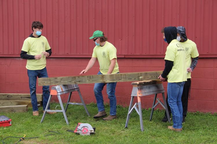 Technical school students build access ramp for AD Lewis Community ...