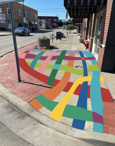 West End asphalt art project inspired by fabric of neighborhood | News ...