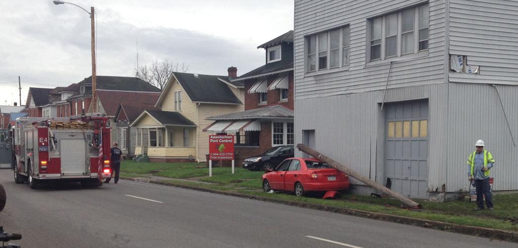 Driver flees after crashing car, snapping utility pole | News | herald ...