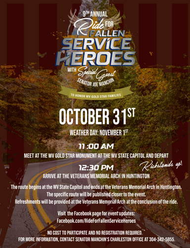 9th annual Ride for Fallen Service Heroes to end in Huntington with ...