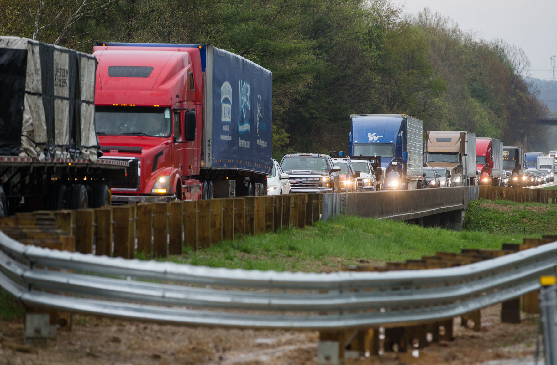 Tractor-trailer Crash Closes Lanes On I-64 Near Barboursville | News ...