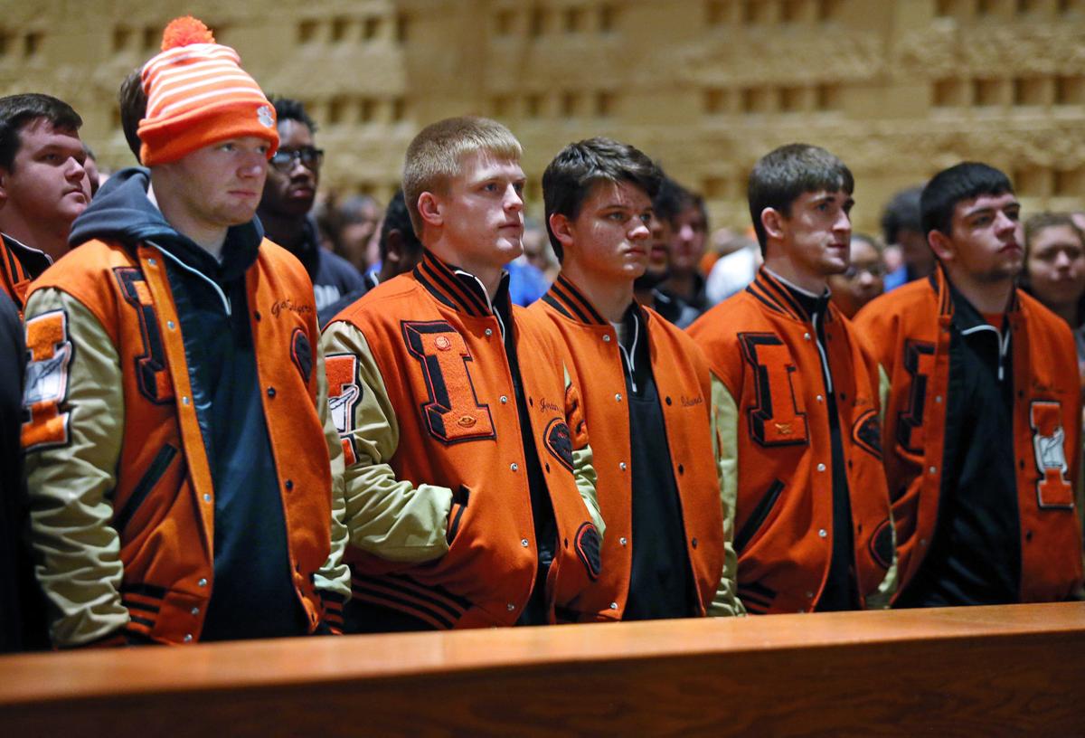 Photos: Ironton High School Football Players State Championship Send