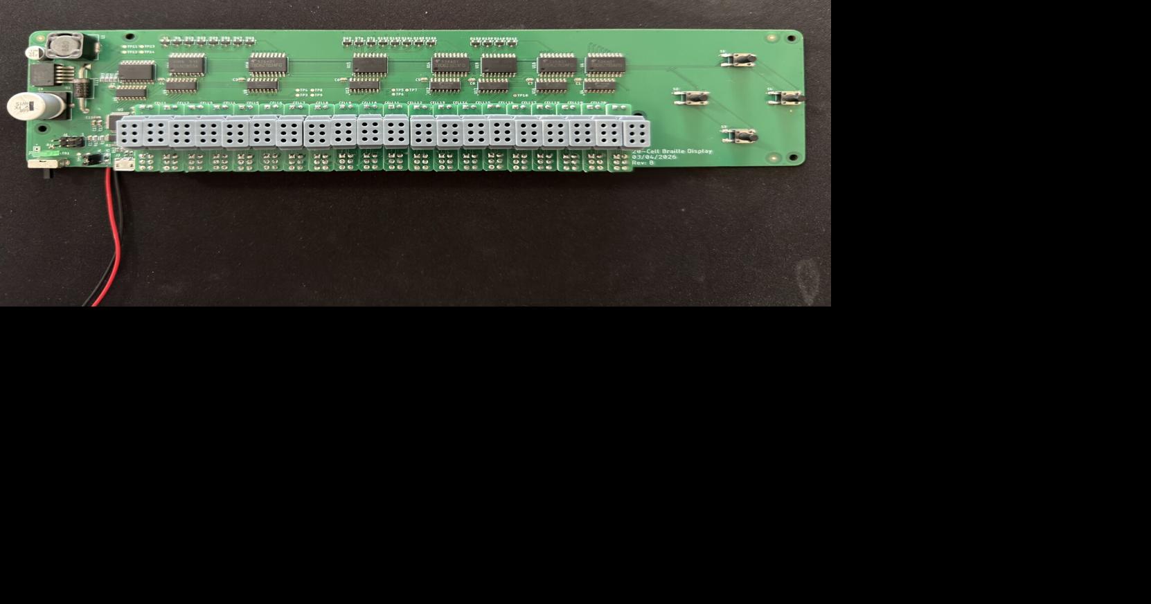 Shawnee State students develop innovative E-Braille display to expand accessibility