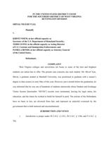 Revocation complaint