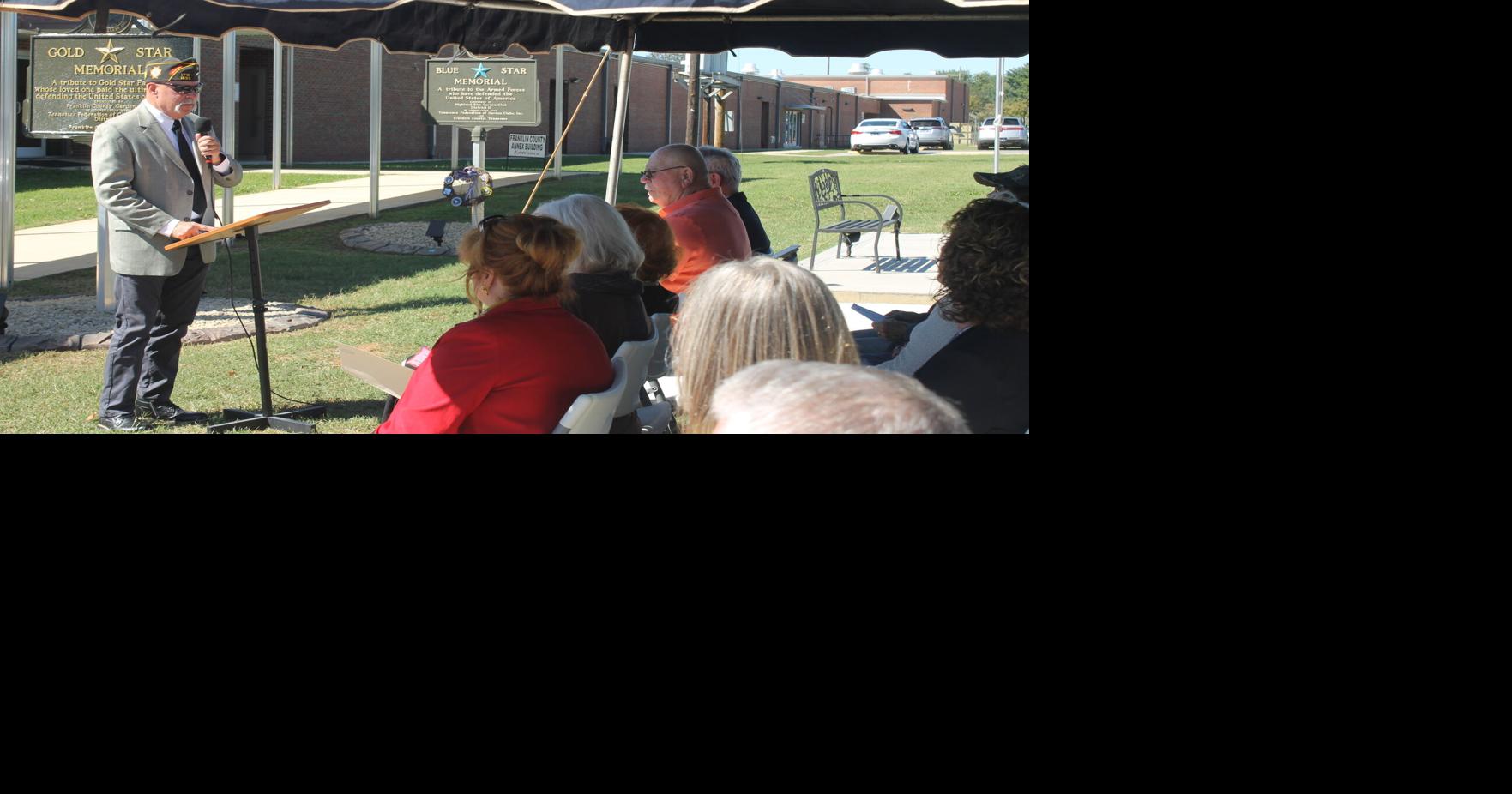 Gold Star Marker installed at Annex Building