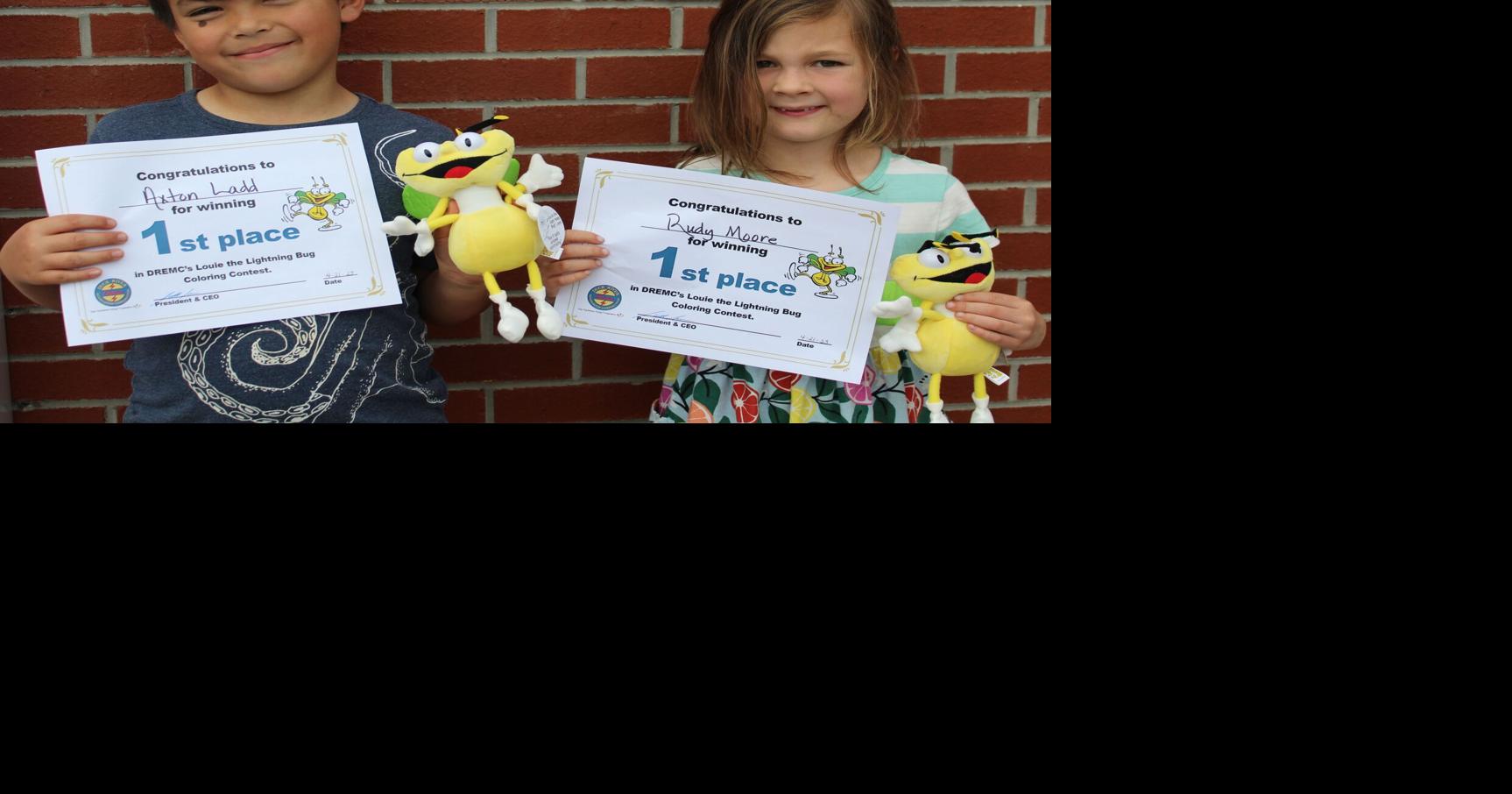 Sewanee Elementary students win DREMC coloring contest