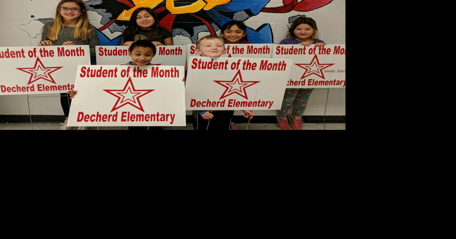 Decherd Elementary School's Students of the Month Education