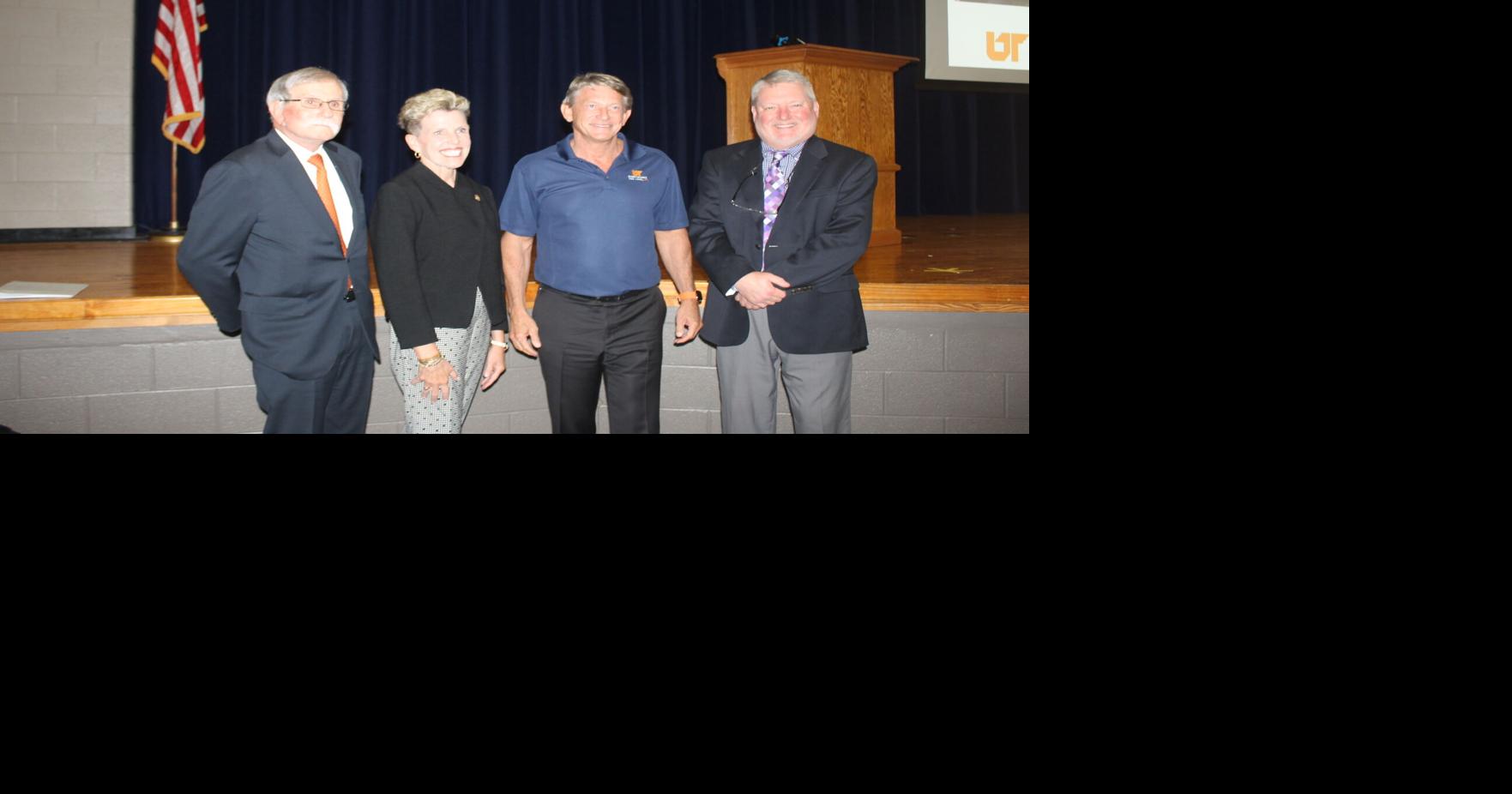 UT President Boyd visits FCHS seniors