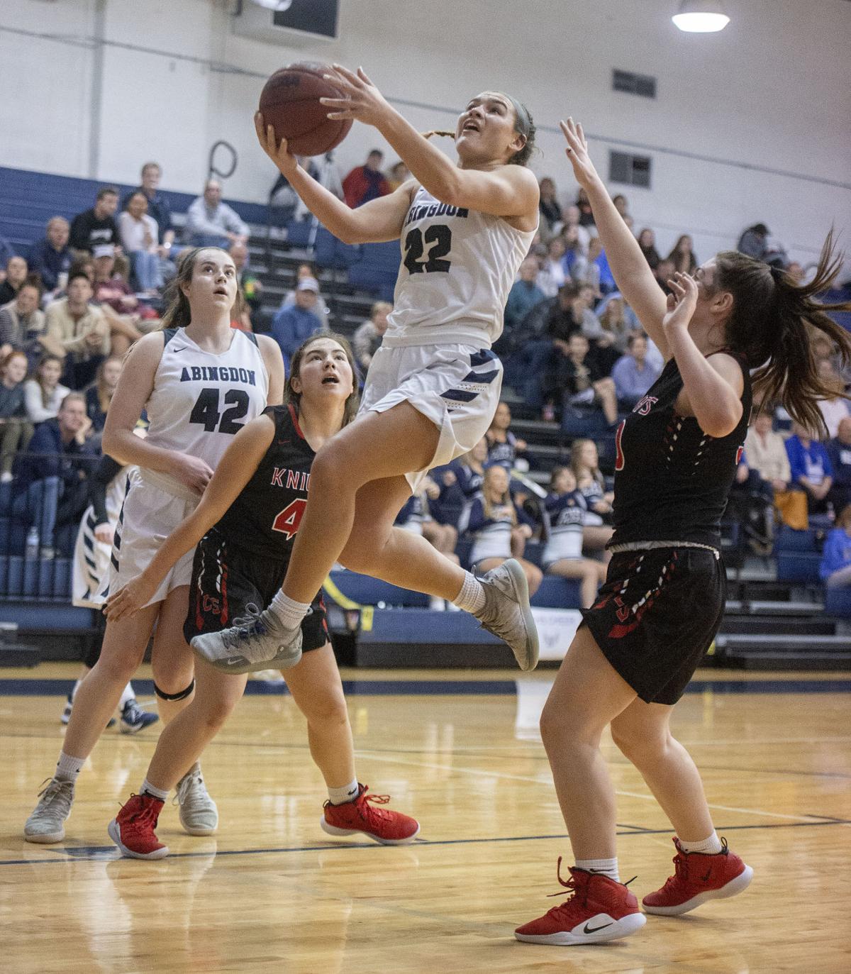 Region 3d Girls Peyton Carter Sets Scoring Record To Lead Abingdon Over Cave Spring Sports Heraldcourier Com