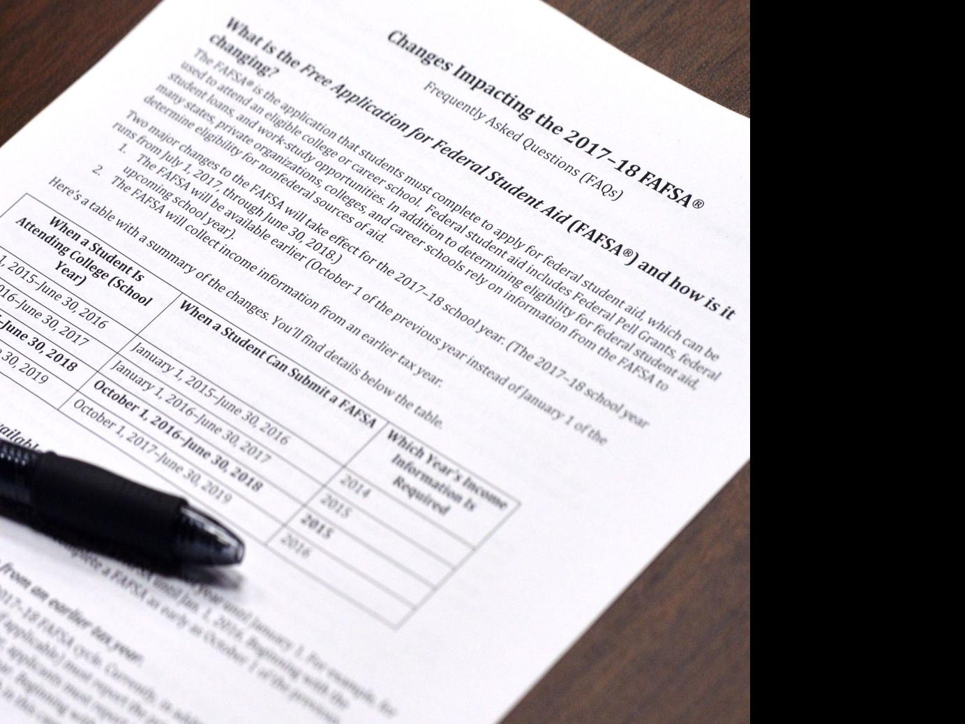 Change to FAFSA application date gives students, families ...