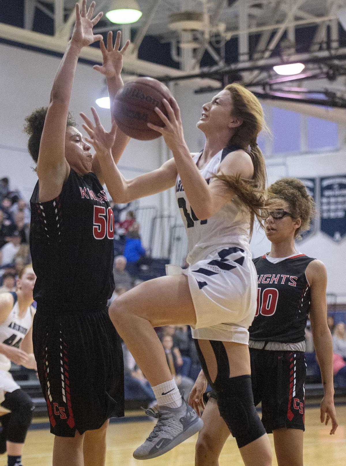Region 3d Girls Peyton Carter Sets Scoring Record To Lead Abingdon Over Cave Spring Sports Heraldcourier Com