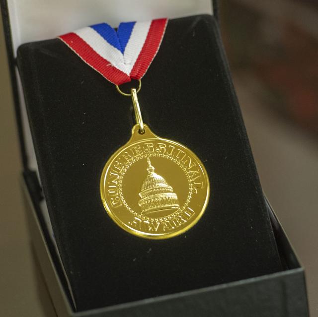Local teen wins Congressional Gold Medal Award