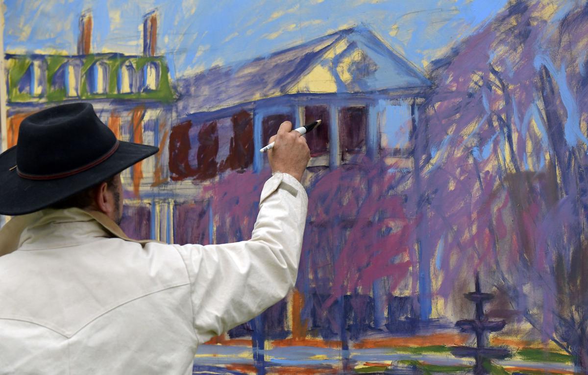 Artist Painting The Martha Washington Inn Local News
