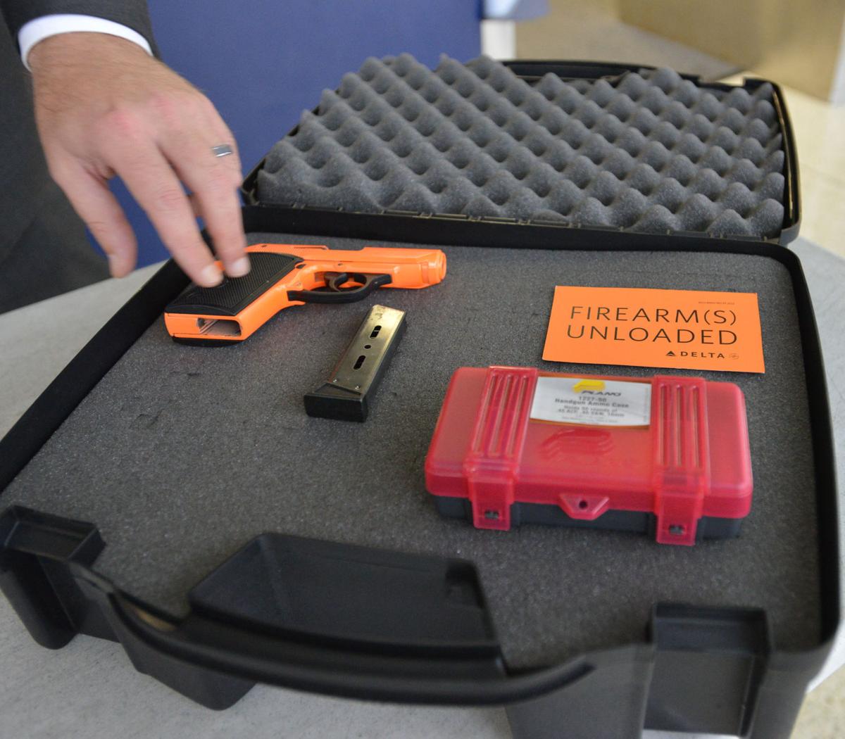 TSA advises airline passengers of correct way to travel with firearms