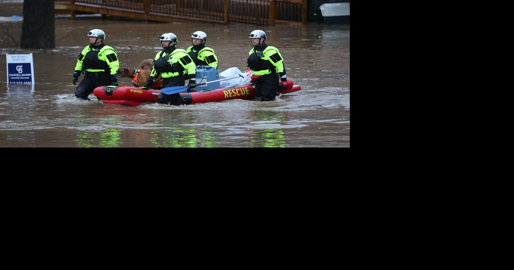 VDOT crews assessing damage to roads, bridges and culverts