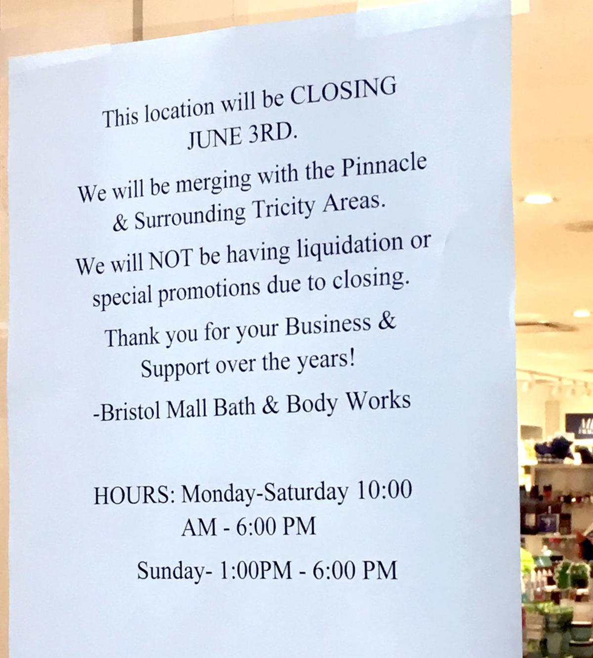 Bath and Body Works closing Bristol Mall location Latest Headlines