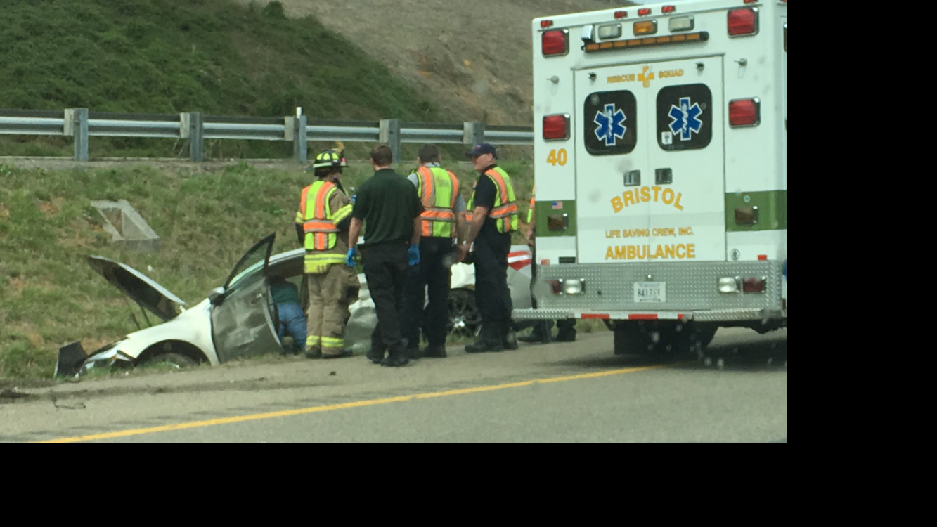 Virginia State Police On Scene Of Interstate 81 Accident In