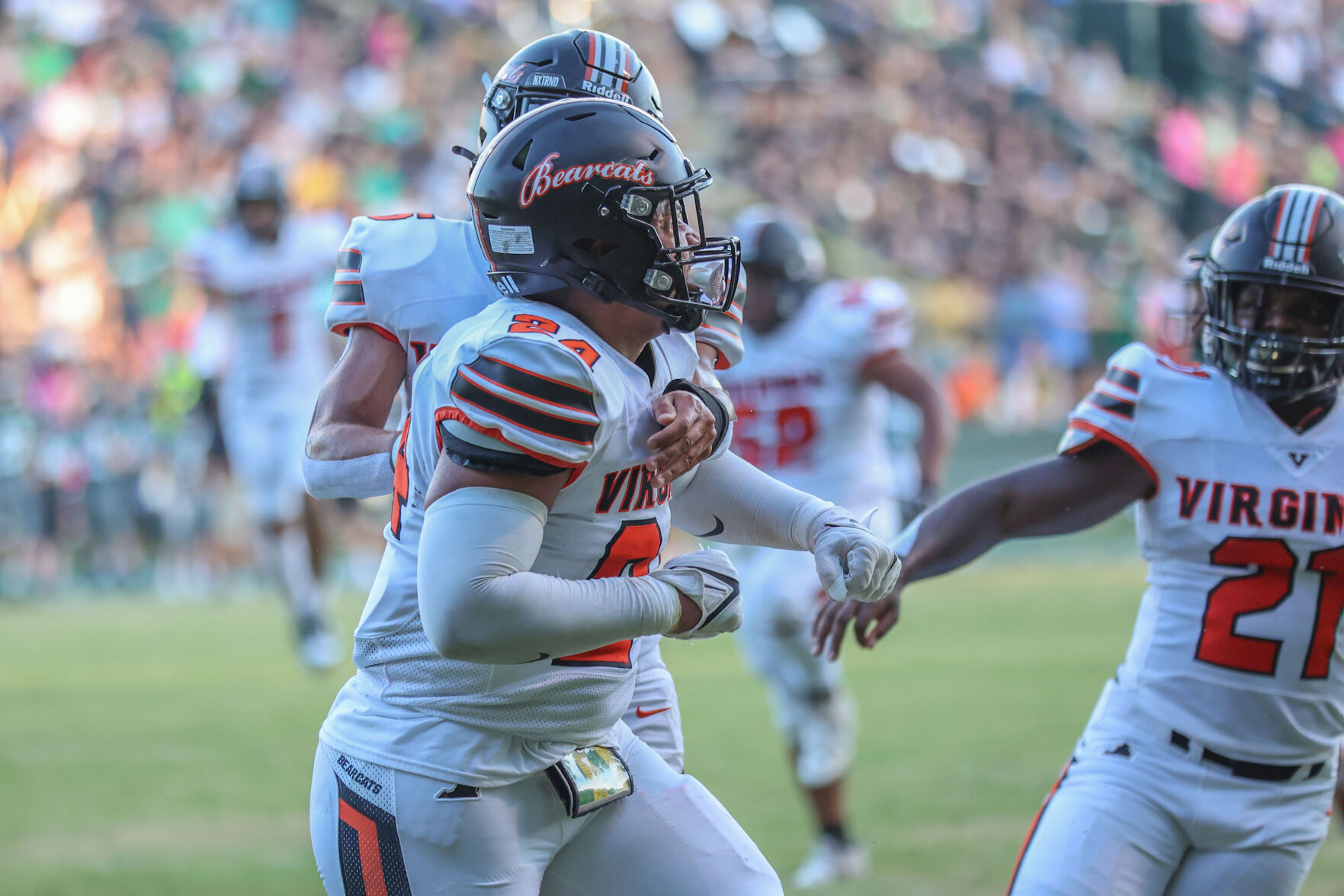 Alijah Burks leads Virginia High to a 13-6 victory over John Battle