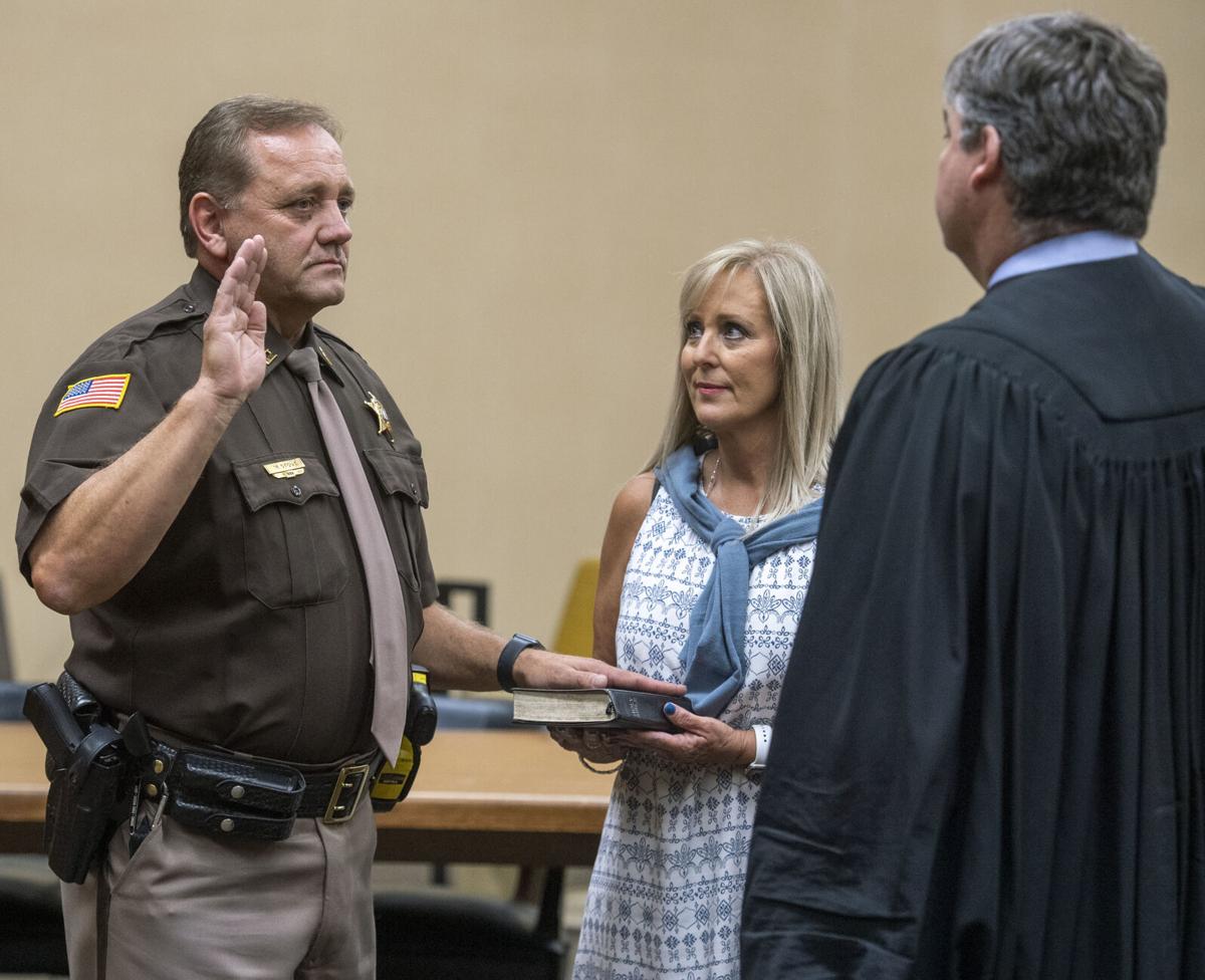 33year BVSO veteran Stout sworn in as Bristol Virginia sheriff