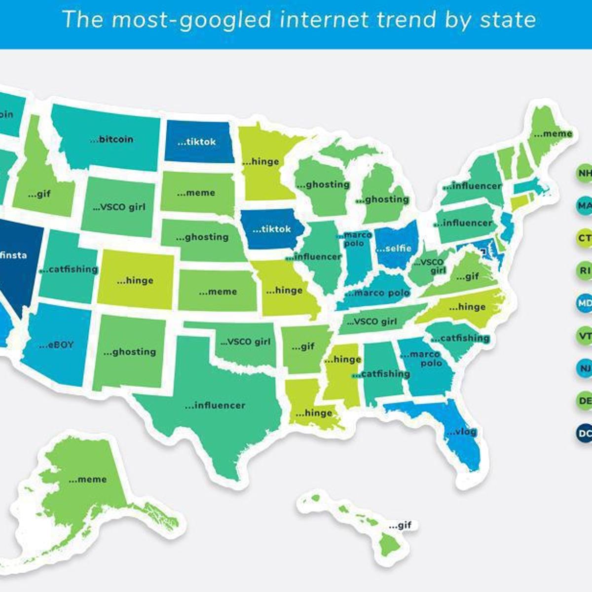 Google Searches Reveal What Internet Trend People In Virginia