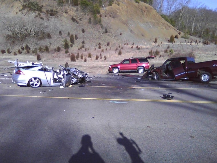 Car crash in Blountville caused by apparent drag racing