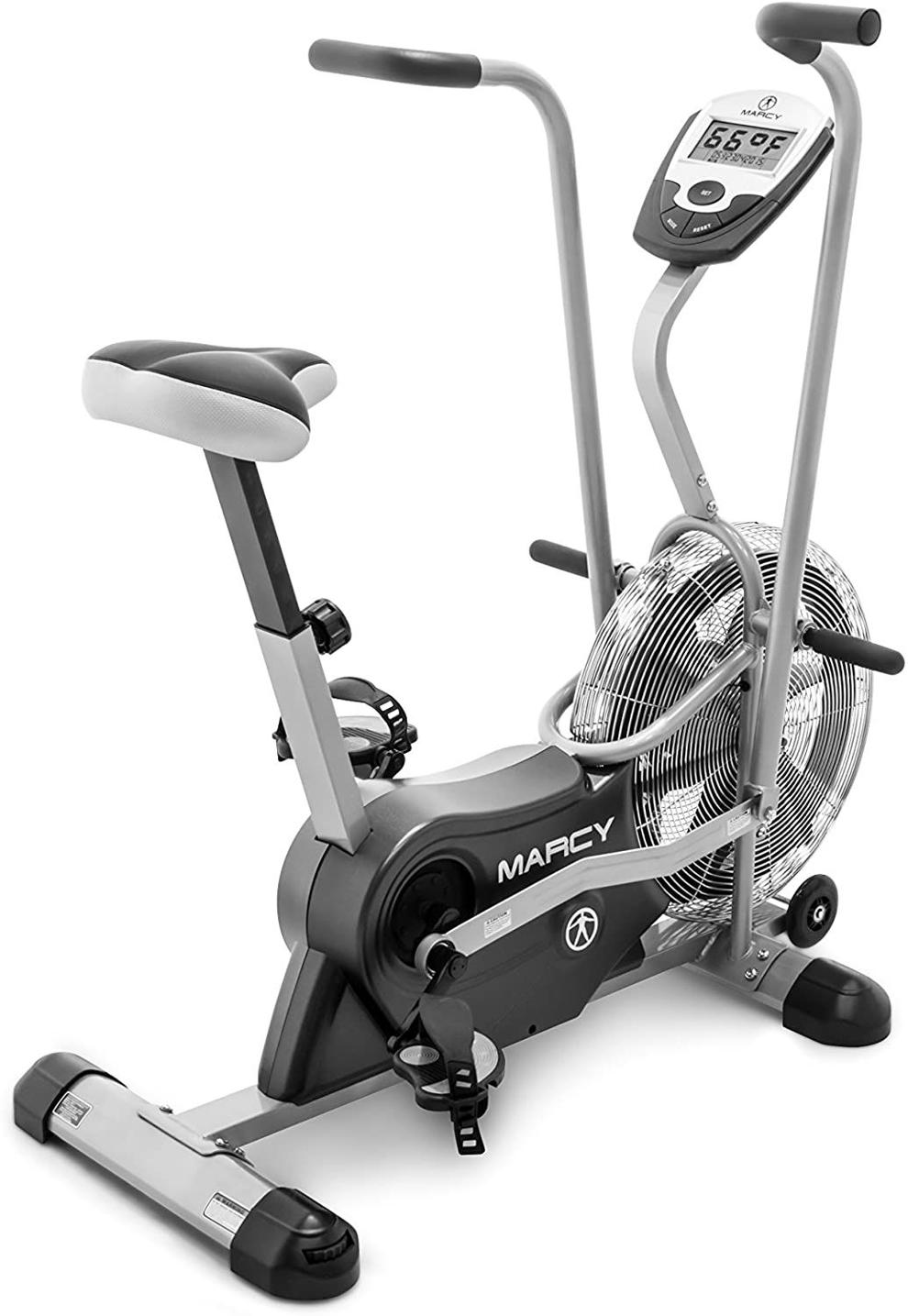 stationary bike with fan wheel
