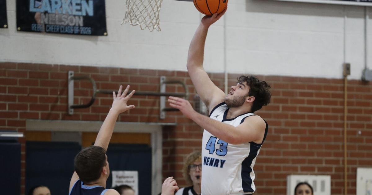 Patrick Cade Patrick Henry's Cade Caywood with 61 points -- in 13:25