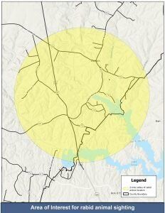 Rappahannock-Rapidan Health District Advises District Residents of Rabid Skunk in Orange County