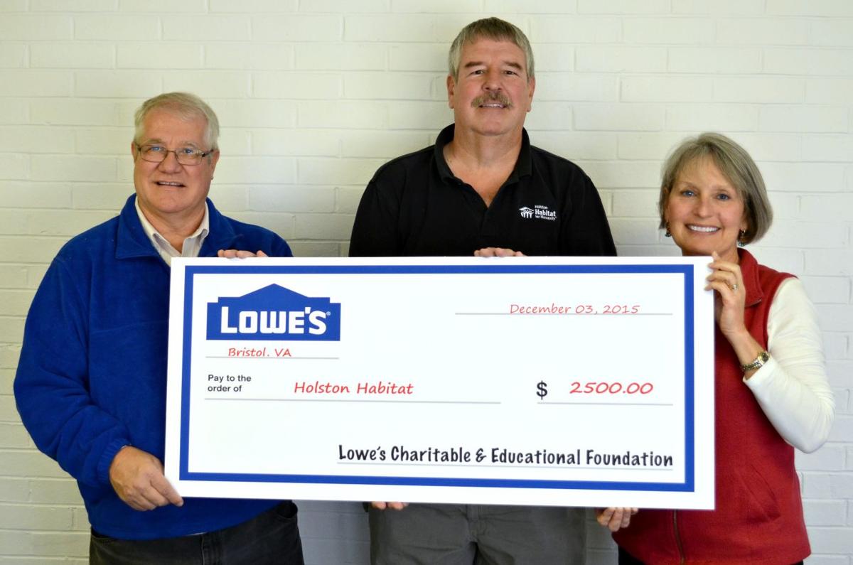 Lowe S Donates 2 500 To Holston Habitat For Humanity Latest Headlines Heraldcourier Com