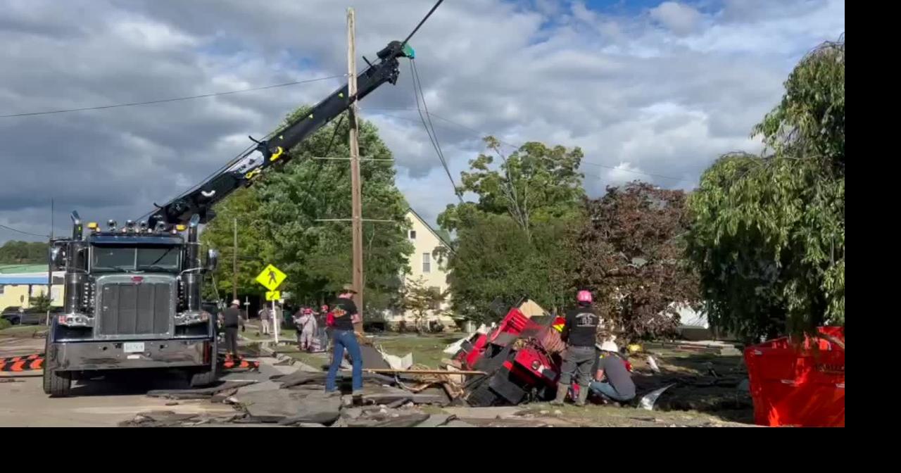 Mayor Katie Lamb talks about the major flood in Damascus