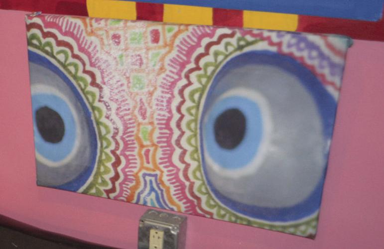 CUZ19 - Some art is practically psychedelic at Cuz's.