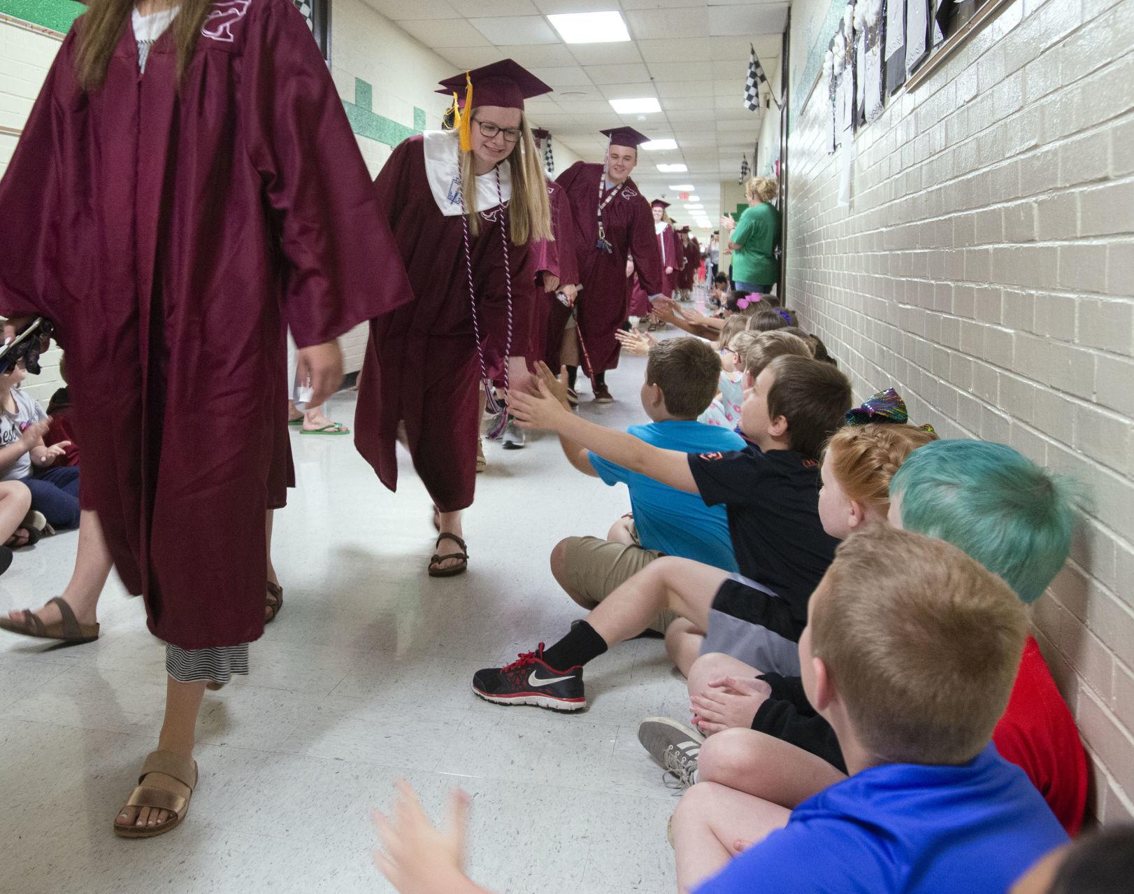 Tennessee High School Senior Walk at Avoca Elementary