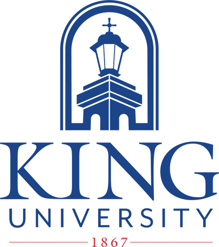 King University Logo - Blue+Red-Vertical