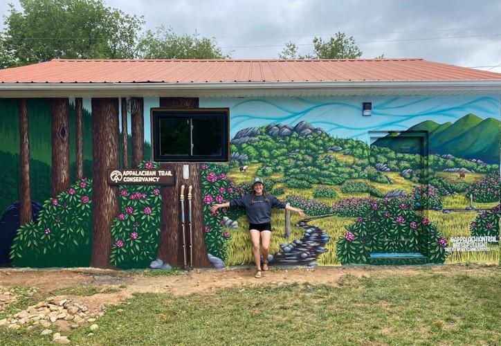 Trail town now boasts pathway lined with artwork