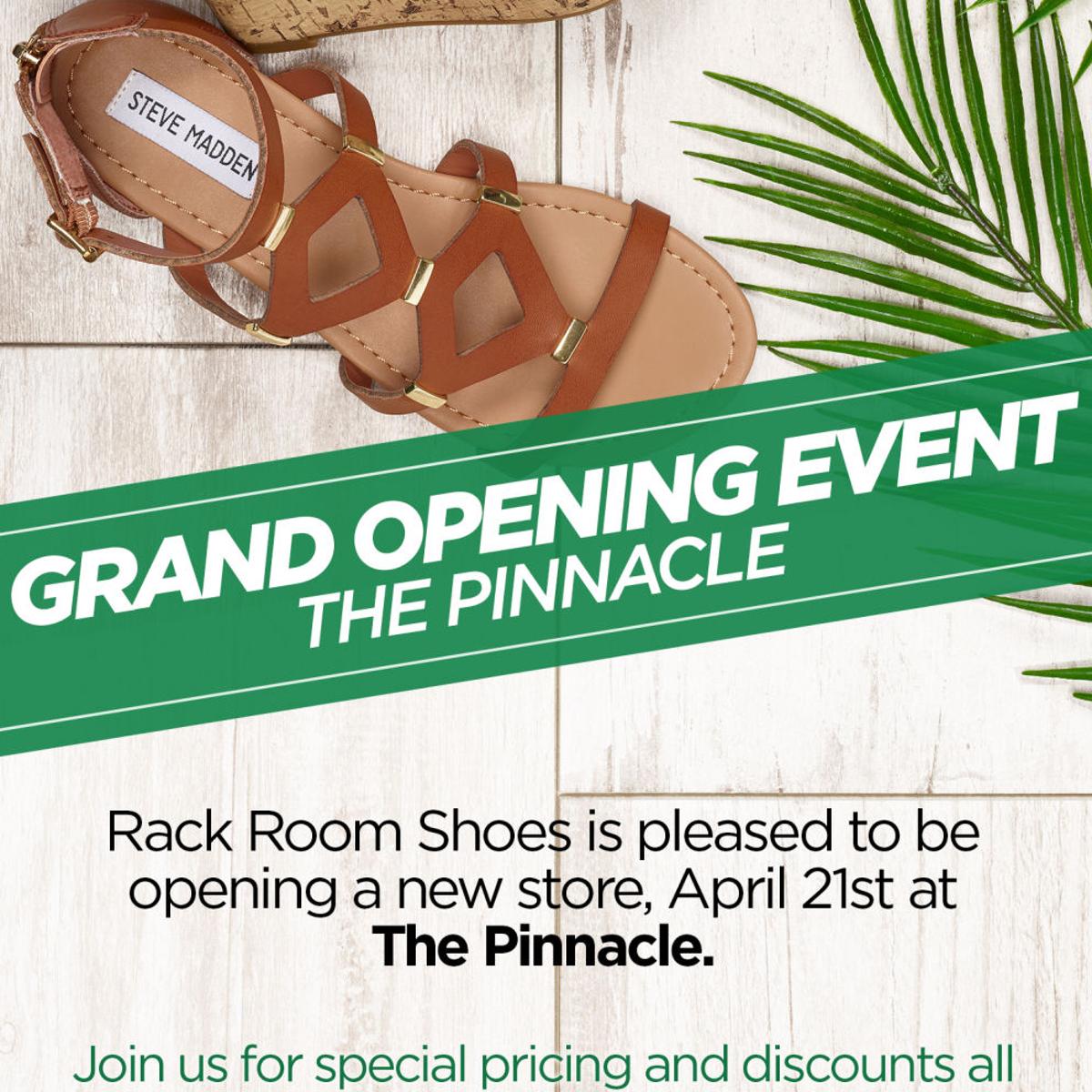 Rack Room Shoes To Open In The Pinnacle Archive